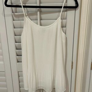 Naked Zebra Flowy White Tank
